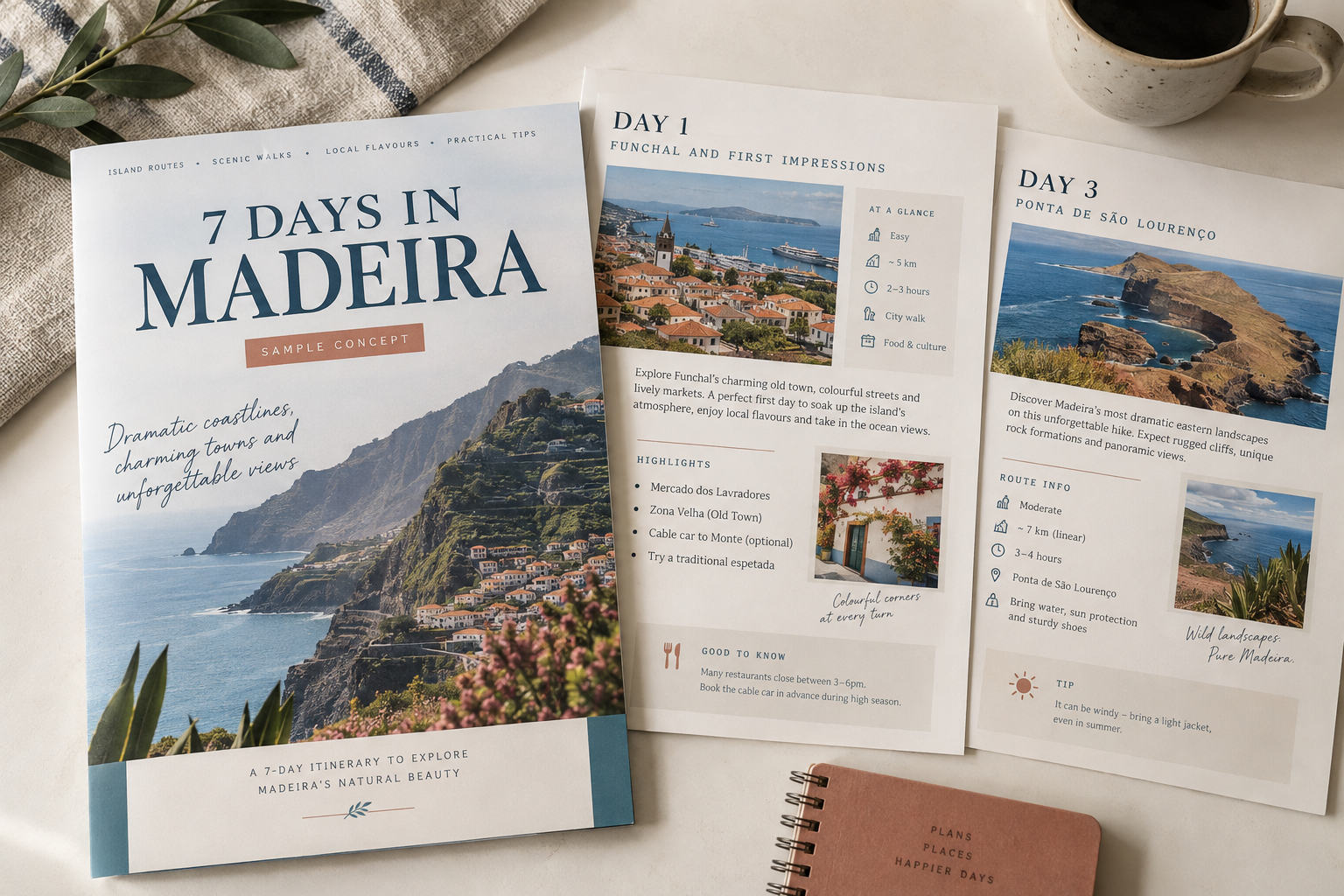 7 Days in Madeira sample concept